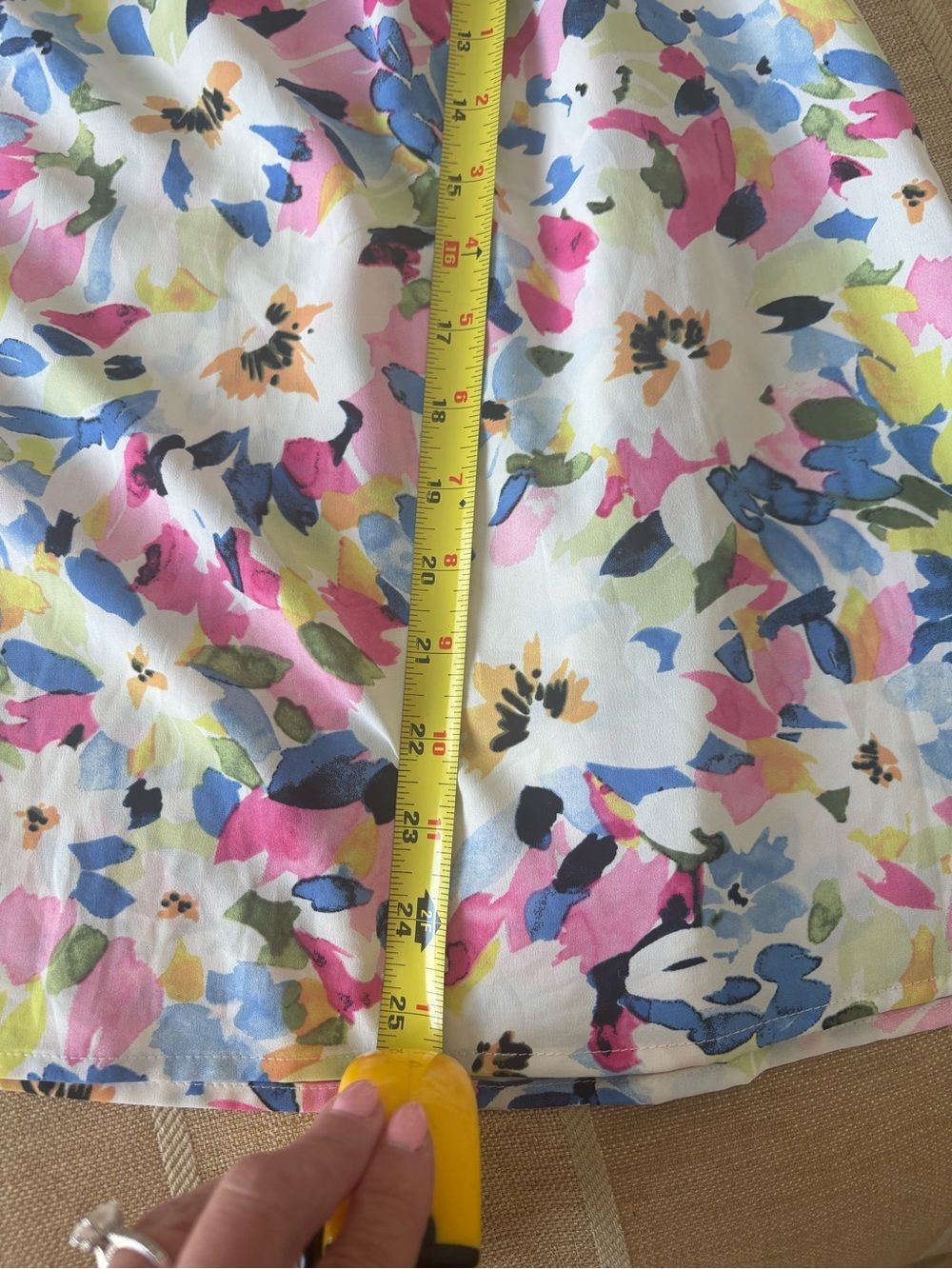 Floral Flutter-Sleeve Casual Dress - White Multi - Picture 11 of 12